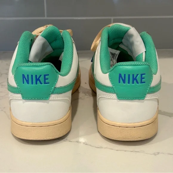 Nike‎ Court Vision Sail/Electric Algae-Pale Vanilla-Med Blue-White Men’s 10